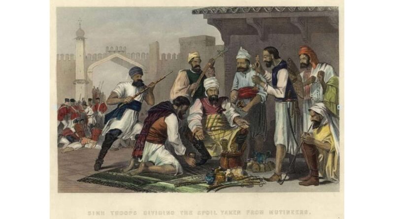 Extensive looting in the siege of Delhi