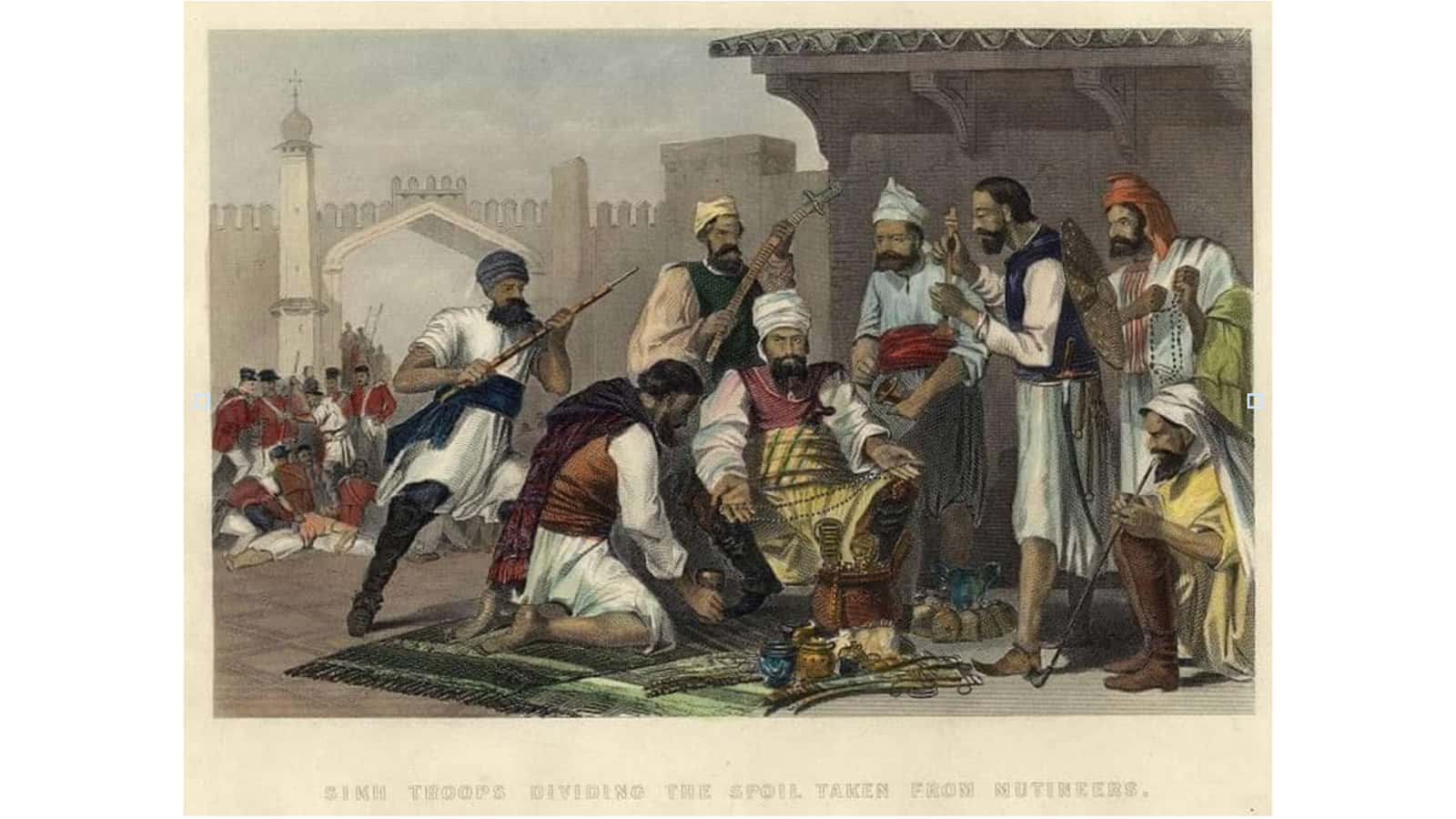 Extensive looting in the siege of Delhi