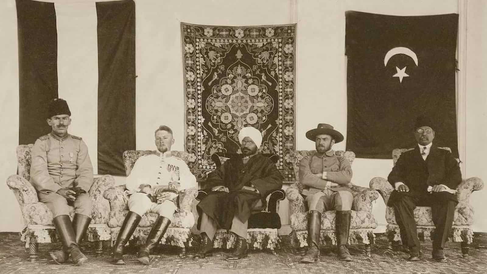 Raja mahendra Pratap and barkatullah bhopali in Kabul 1915