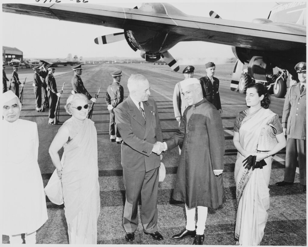 nehru visit to usa 1949