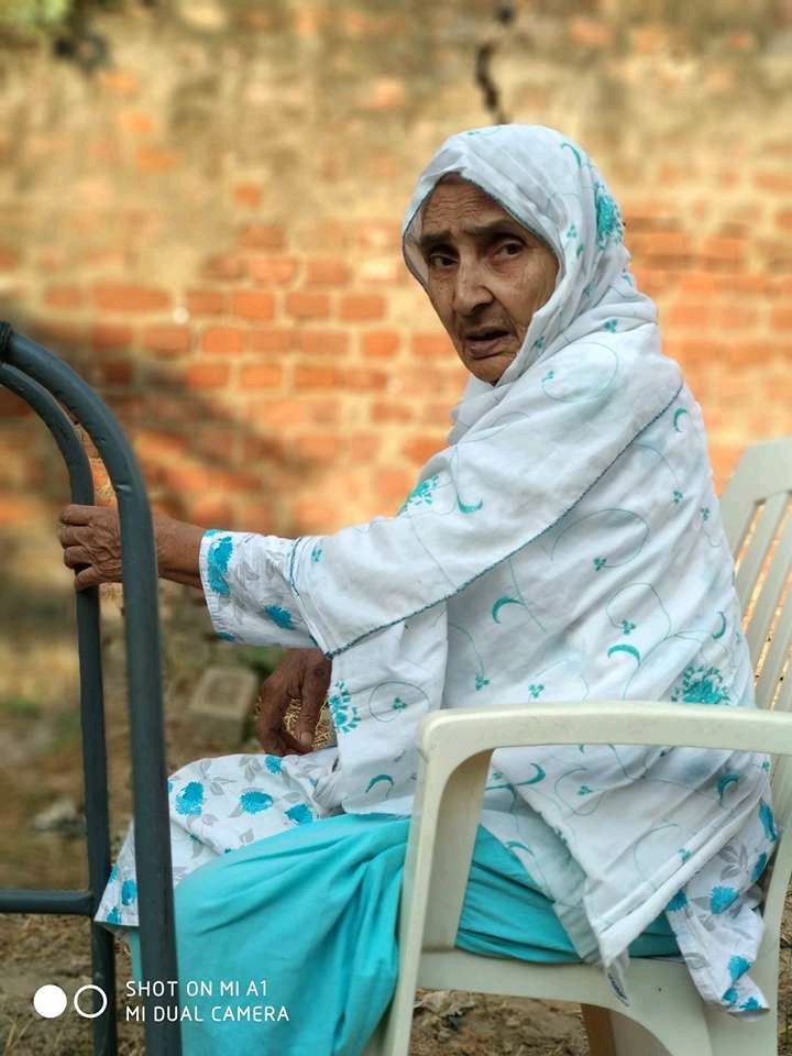 95 years old Mrs. Maimuna Khatoon,