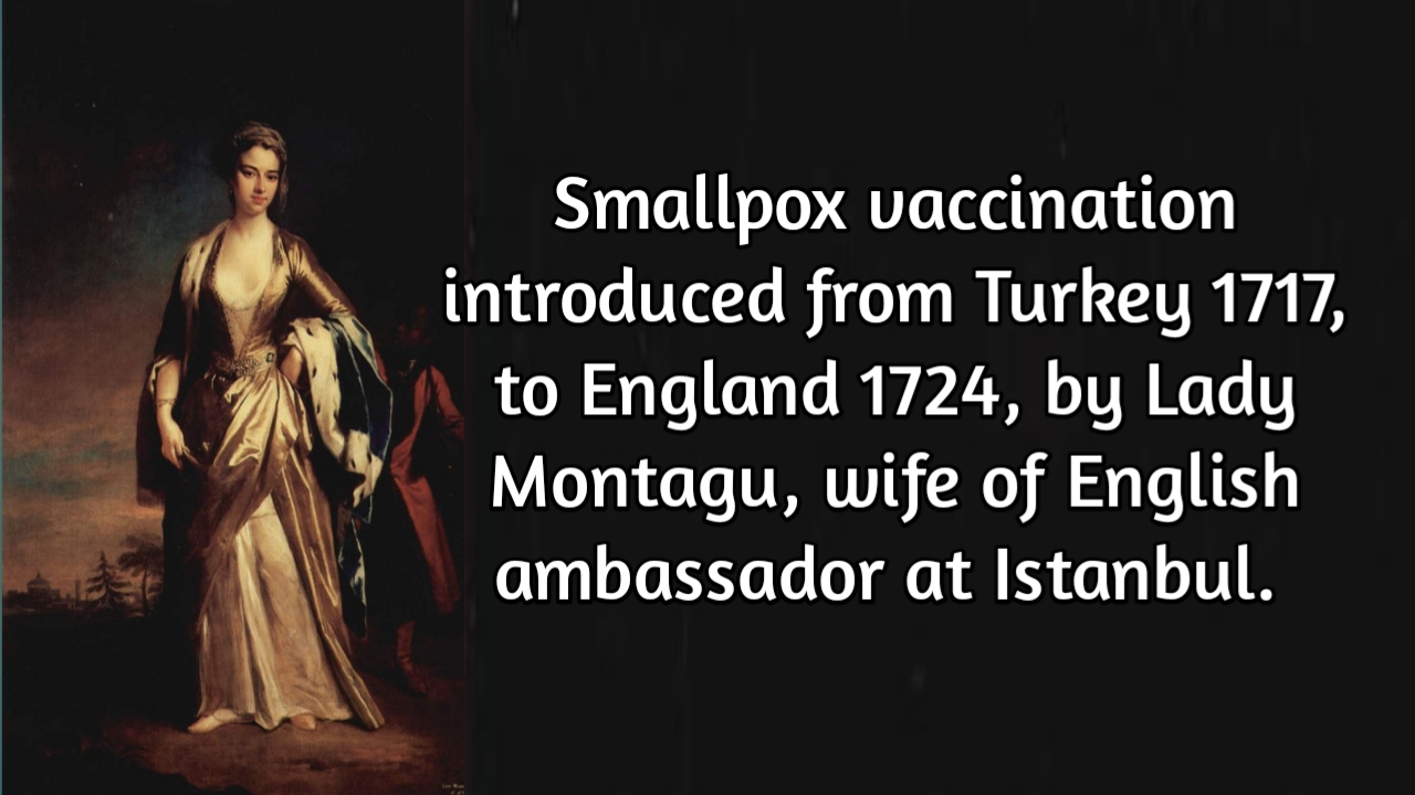 Woman who introduced the Idea of Smallpox Inoculation to England