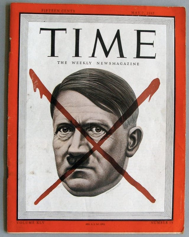 Highlight of 30th April 1945: The day Hitler killed himself and world media cheered in union.