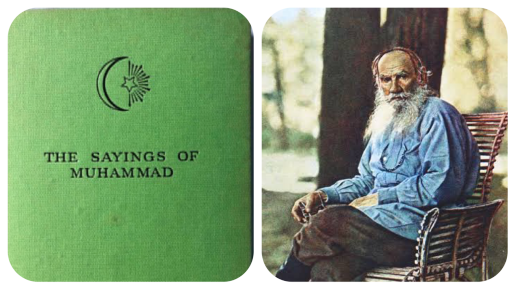 The Book - ‘The Sayings of Muhammad’ and Tolstoy