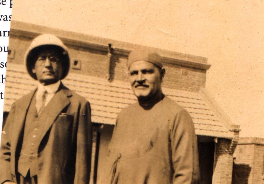 Syed Hasan Imam at the right. This is the last photograph of him. Taken towards the end of his life around 1932 perhaps in Patna.