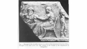 Shoulder Massage shown at the Cyrene, Libya