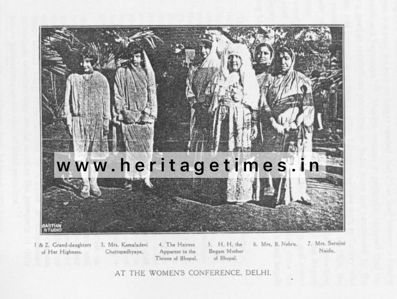 Begum of Bhopal at the women’s conference, Delhi.