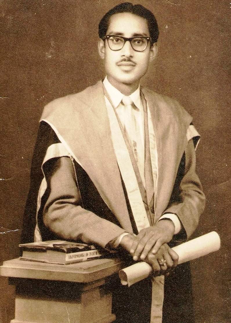 Syed Raza Imam in his youth