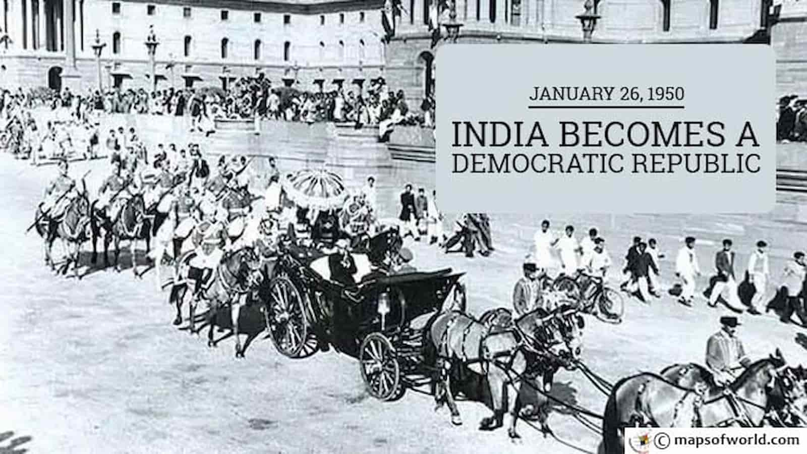 Why do we celebrate the Republic Day of India on 26 January? India was fighting against British colonial rule since 1757. By the 1920s, Indian National Congress emerged as the most prominent voice against the foreign rule. An umbrella organisation of a sort, it tried to win concessions through negotiations. The demand till 1929 was of a dominion status under the English crown. At the Lahore Session in December 1929, under the Presidentship of Pt. Jawaharlal Nehru a resolution for Purna Swaraj (complete independence) was passed. Complete independence was declared as the goal of Congress. Congress Working Committee took oath on the Purna Swaraj Resolution at the midnight of 31 December 1929. Afterwards Nehru hoisted a tricolour flag. It was decided that on 26 January, Indians would celebrate Independence Day. On 26 January 1930, people across the country came out with tricolour national flags, took out procession and took pledge on the Purna Swaraj resolution publically. From 1930 till 1947, 26 January was celebrated as the independence day by a majority of Indians. When India attained independence on 15 August 1947 and the constitution was completed on 26 November 1949, the Indian leadership wanted that 26 January should remain an important date. So, it was decided that the constitution would be implemented on 26 January 1950. Thus making this date the Republic Day of India when every year the national flag would be hoisted by the head of the state in continuation of a practice established by the Congress leadership between 1930 and 1947.